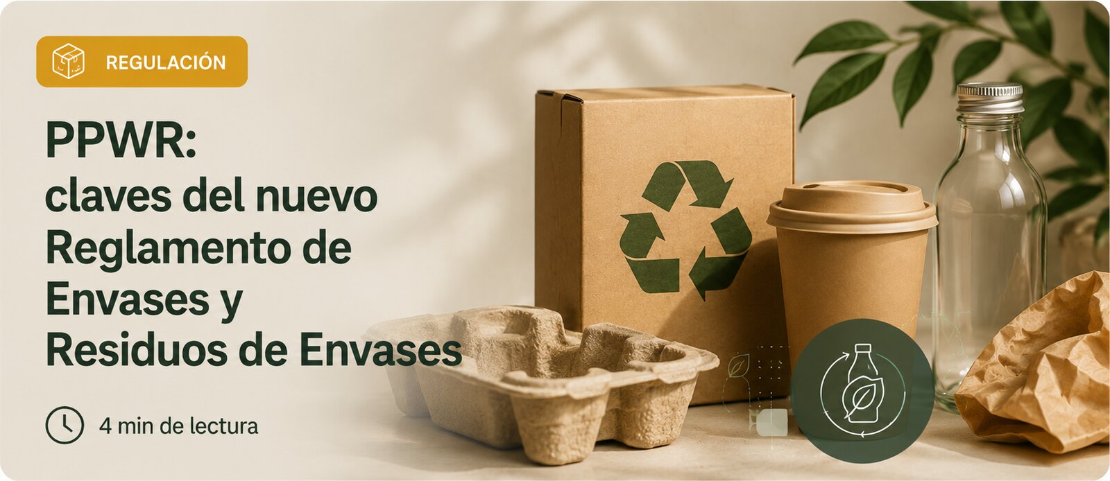 Envases: la cuenta atrás del Reglamento (UE) 2025/40 ya ha empezado
